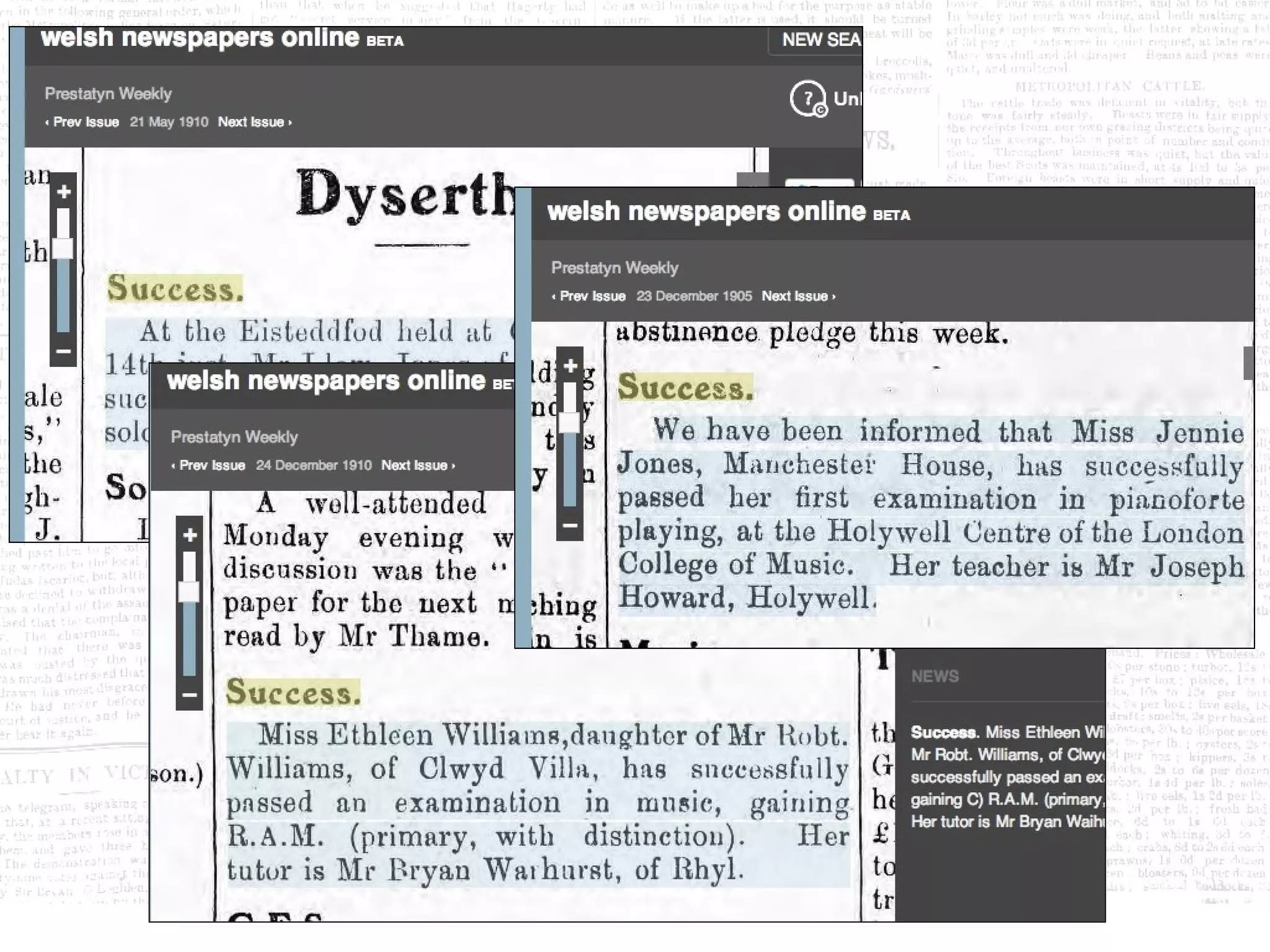 Launch of Welsh Newspapers Online