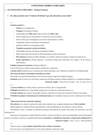 Crises e Dores Coletivas e Familiares