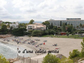 o d’una caleta petita
 
