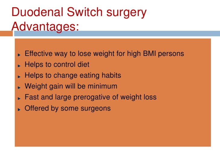 duodenal switch diet