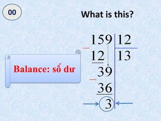 What is this?050403020100
Balance: số dư
 
