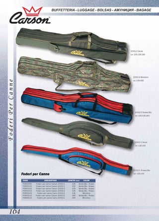 Leo pesca - Catalogo Carson Buffetteria