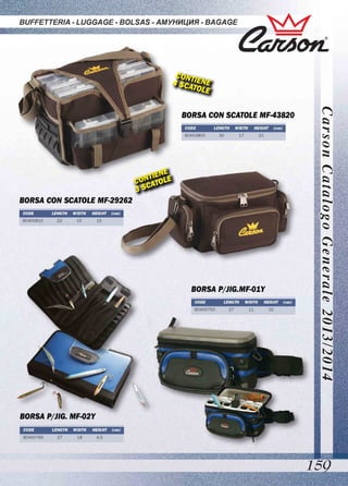 Leo pesca - Catalogo Carson Buffetteria