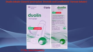 Duolin Inhaler (Generic Ipratropium Bromide and Levalbuterol Tartrate Inhaler)
© The Swiss Pharmacy
 