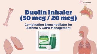 Duolin Inhaler 50 mcg + 20 mcg – Dual Bronchodilator for COPD & Asthma ...