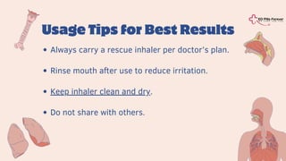 Duolin Inhaler 50 mcg + 20 mcg – Dual Bronchodilator for COPD & Asthma ...