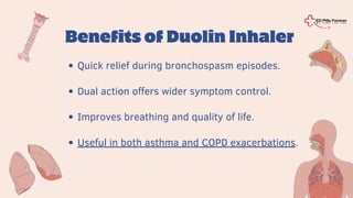 Duolin Inhaler 50 mcg + 20 mcg – Dual Bronchodilator for COPD & Asthma ...