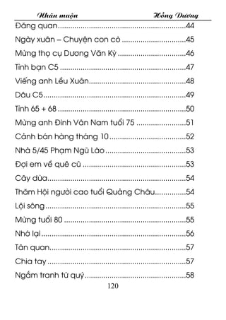 Nh·n muén Hång D­¬ng
120
§¨ng quan..............................................................44
Ngµy xu©n – ChuyÖn con ...