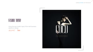 Using the very modern type of font with business
website or design.
Accent
3A
 