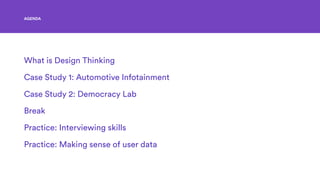 501 Talks Tech: Design Thinking Workshop by Dupla Studios | PPT