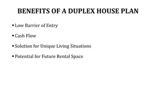 Duplex House | PPTX