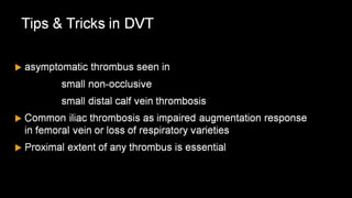 Duplex peripheral veins