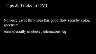 Duplex peripheral veins