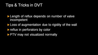 Duplex peripheral veins