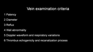 Duplex peripheral veins