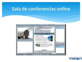 Sala de conferencias online
 