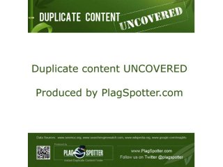 Duplicate Content UNCOVERED [infographic] 