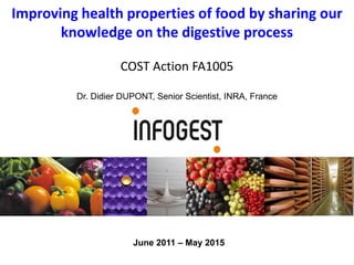 Infogest Static in vitro digestion method - INFOGEST, 2015 | PDF