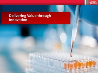 Delivering Value through
Innovation
7
 