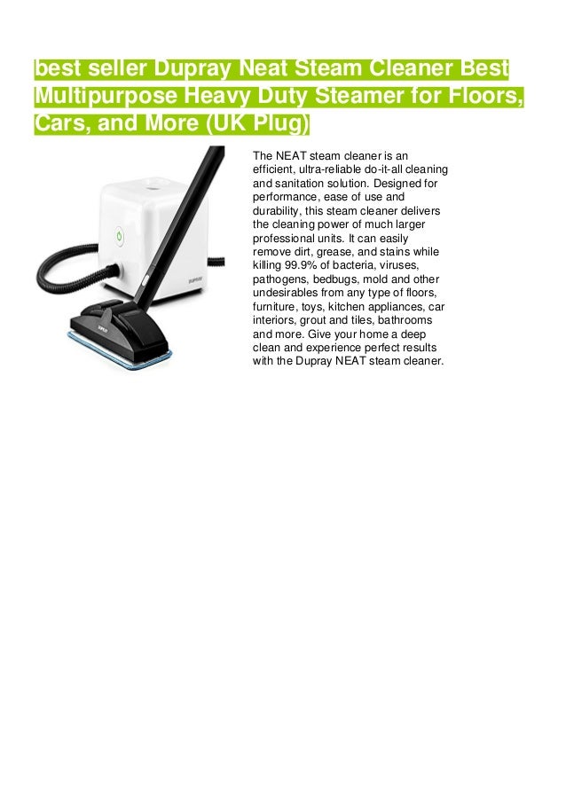 Steam Vacuum Cleaners Cars Dupray Neat Steam Cleaner Best