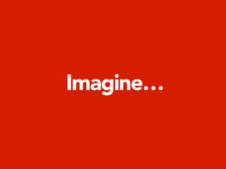 Imagine…
 