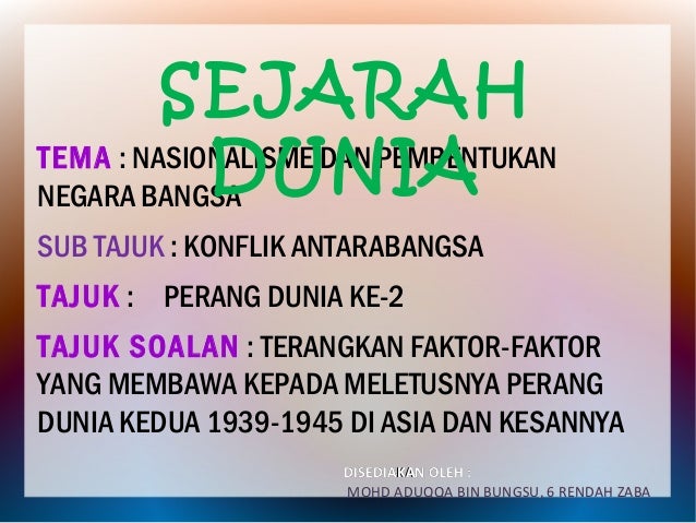 Konflik Antarabangsa