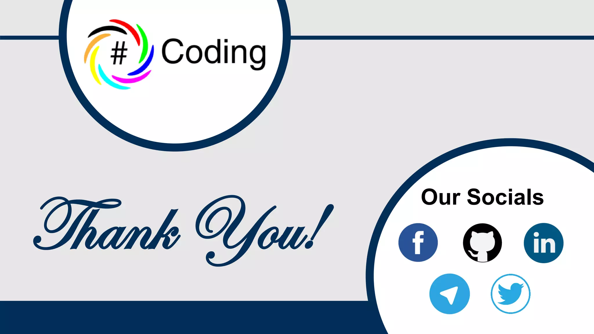 Thank You!
Our Socials
 