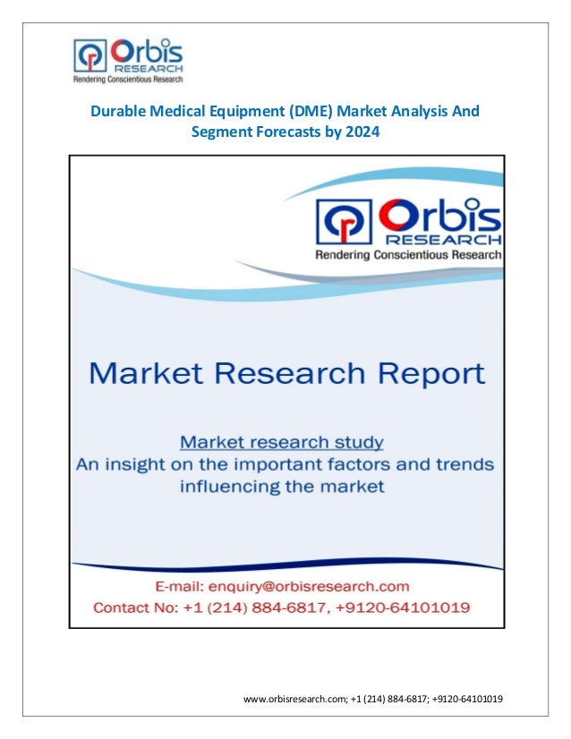 Durable Medical Equipment dme Market By 2024