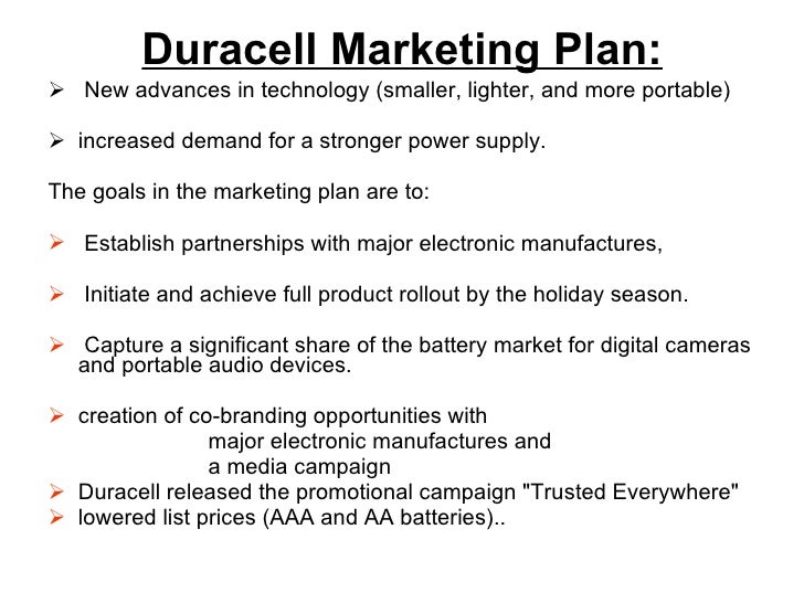 Duracell paper marketing outline 05 picture