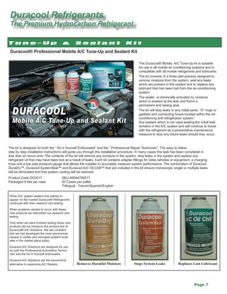Duracool A/C Oil Chill 4oz Can – Deepfreeze Refrigerants Inc.