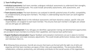 Team Profiling Tool.pdf showing the supply chain of organisations | PDF