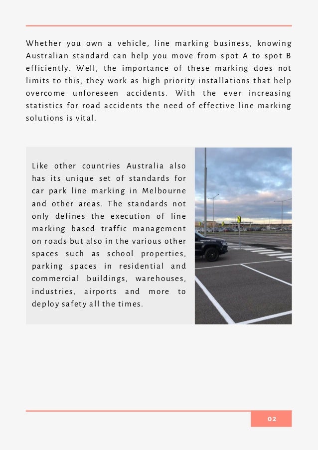 Does Your Car Park Line Marking Meet Australian Standards?