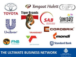 THE ULTIMATE BUSINESS NETWORK
 