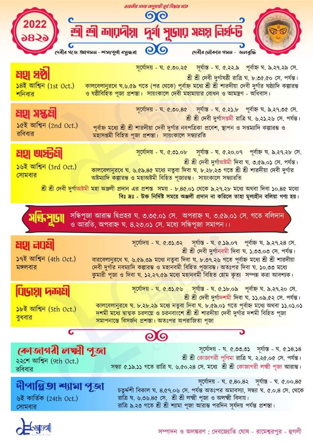 Durga Puja Timetable 2022 IST.pdf