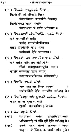 234 *üÊËŒÈªÊ¸‚åÃ‡ÊàÿÊ◊˜*
(4) Áﬂ‡ﬂ∑§ •èÿÈŒÿ∑§ Á‹ÿó
Áﬂ‡ﬂ‡ﬂÁ⁄U àﬂ¢ ¬Á⁄U¬ÊÁ‚ Áﬂ‡ﬂ¢
Áﬂ‡ﬂÊÁà◊∑§Ê œÊ⁄Uÿ‚ËÁÃ Áﬂ‡ﬂ◊˜Ô–
Áﬂ‡ﬂ‡ÊﬂãlÊ ÷ﬂÃË ÷ﬂÁãÃ
Áﬂ‡ﬂÊüÊÿÊ ÿ àﬂÁÿ ÷ÁQ§Ÿ◊˝Ê—H
(5) Áﬂ‡ﬂ√ÿÊ¬Ë Áﬂ¬ÁûÊÿÊ¥∑§ ŸÊ‡Ê∑§ Á‹ÿó
ŒÁﬂ ¬˝¬ãŸÊÌÃ„U⁄U ¬˝‚ËŒ
¬˝‚ËŒ ◊ÊÃ¡¸ªÃÊ˘Áπ‹Sÿ–
¬˝‚ËŒ Áﬂ‡ﬂ‡ﬂÁ⁄U ¬ÊÁ„U Áﬂ‡ﬂ¢
àﬂ◊Ë‡ﬂ⁄UË ŒÁﬂ ø⁄UÊø⁄USÿH
(6) Áﬂ‡ﬂ∑§ ¬Ê¬-ÃÊ¬-ÁŸﬂÊ⁄UáÊ∑§ Á‹ÿó
ŒÁﬂ ¬˝‚ËŒ ¬Á⁄U¬Ê‹ÿ ŸÊ˘Á⁄U÷ËÃ-
ÌŸàÿ¢ ÿÕÊ‚È⁄UﬂœÊŒœÈŸÒﬂ ‚l—–
¬Ê¬ÊÁŸ ‚ﬂ¸¡ªÃÊ¢ ¬˝‡Ê◊¢ ŸÿÊ‡ÊÈ
©Uà¬ÊÃ¬Ê∑§¡ÁŸÃÊ¢‡ø ◊„UÊ¬‚ªÊ¸Ÿ˜ÔH
(7) Áﬂ¬ÁûÊ-ŸÊ‡Ê∑§ Á‹ÿó
‡Ê⁄UáÊÊªÃŒËŸÊÃ¸¬Á⁄UòÊÊáÊ¬⁄UÊÿáÊ –
‚ﬂ¸SÿÊÌÃ„U⁄U ŒÁﬂ ŸÊ⁄UÊÿÁáÊ Ÿ◊Ê˘SÃÈ ÃH
(8) Áﬂ¬ÁûÊŸÊ‡Ê •ÊÒ⁄U ‡ÊÈ÷∑§Ë ¬˝ÊÁåÃ∑§ Á‹ÿó
∑§⁄UÊÃÈ ‚Ê Ÿ— ‡ÊÈ÷„UÃÈ⁄UË‡ﬂ⁄UË
‡ÊÈ÷ÊÁŸ ÷º˝ÊáÿÁ÷„UãÃÈ øÊ¬Œ—–
(9) ÷ÿ-ŸÊ‡Ê∑§ Á‹ÿó
(∑§) ‚ﬂ¸SﬂM§¬ ‚ﬂ¸‡Ê ‚ﬂ¸‡ÊÁQ§‚◊ÁãﬂÃ–
÷ÿèÿSòÊÊÁ„U ŸÊ ŒÁﬂ ŒÈª¸ ŒÁﬂ Ÿ◊Ê˘SÃÈ ÃH
(π) ∞ÃûÊ ﬂŒŸ¢ ‚ÊÒêÿ¢ ‹ÊøŸòÊÿ÷ÍÁ·Ã◊˜Ô–
¬ÊÃÈ Ÿ— ‚ﬂ¸÷ËÁÃèÿ— ∑§ÊàÿÊÿÁŸ Ÿ◊Ê˘SÃÈ ÃH
 