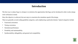 Ensuring Functional Correctness in VLSI Design Verification and Testing ...