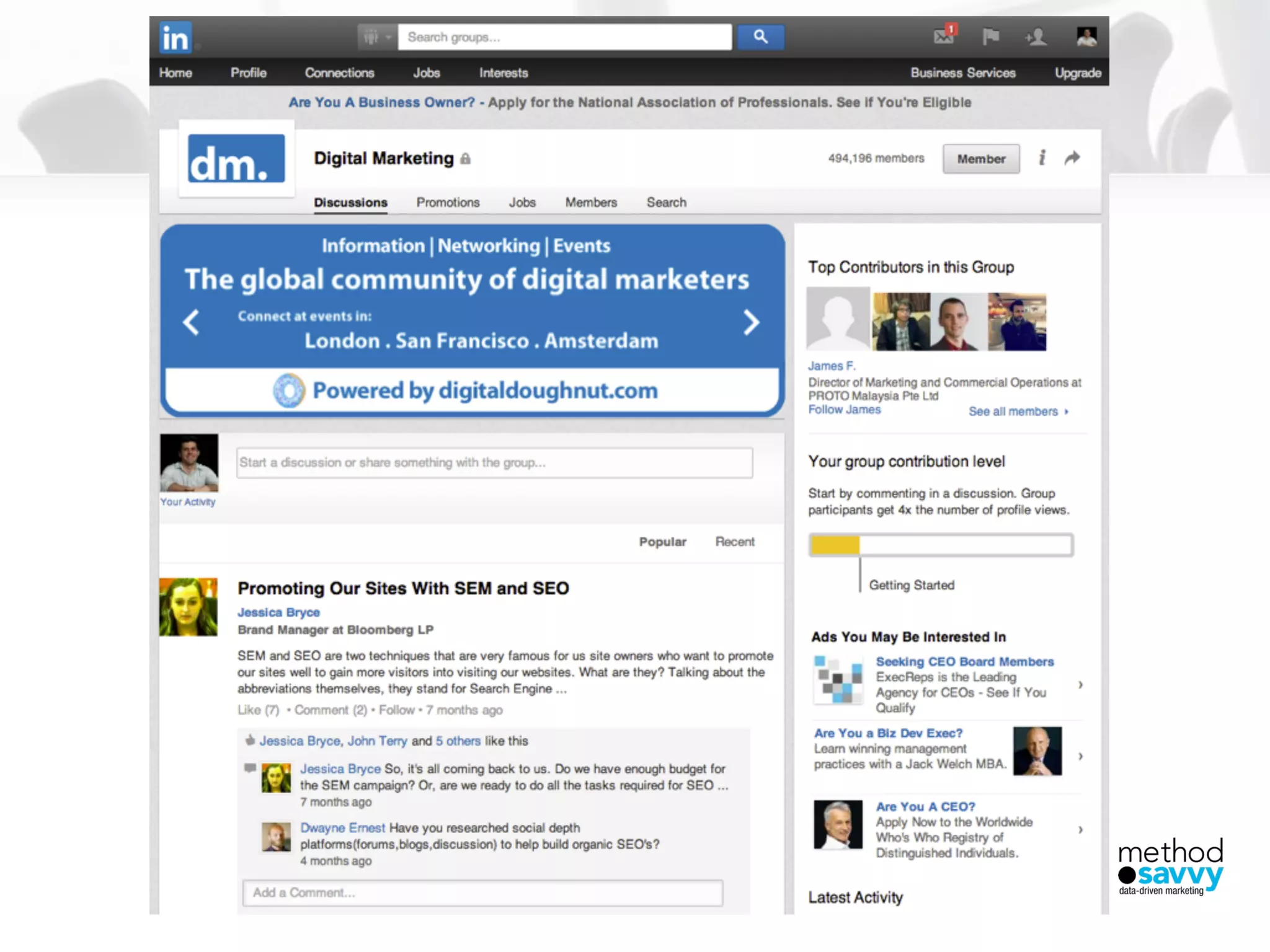USING LINKEDIN FOR EFFECTIVE LEAD GENERATION
 