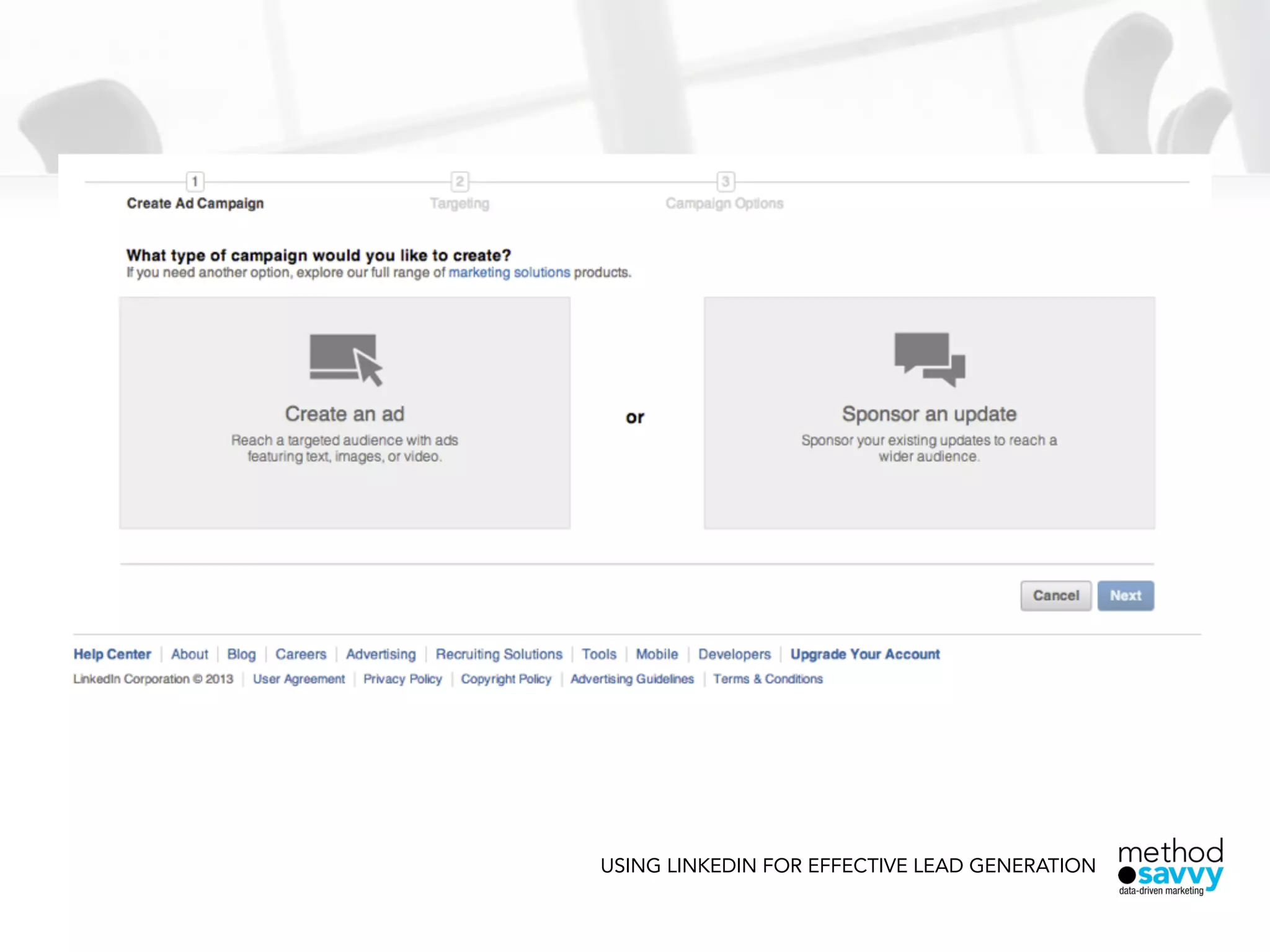 USING LINKEDIN FOR EFFECTIVE LEAD GENERATION
 