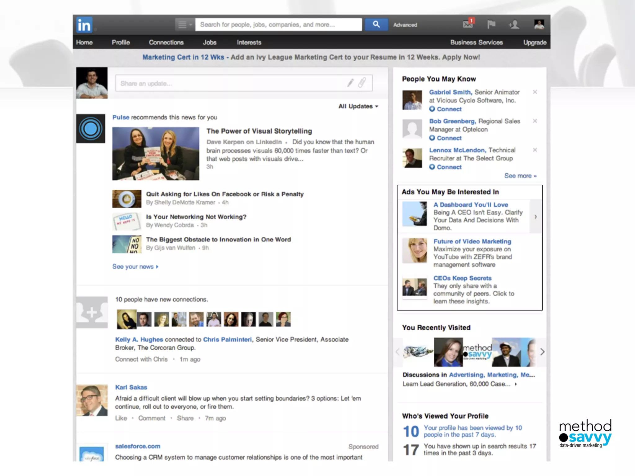 USING LINKEDIN FOR EFFECTIVE LEAD GENERATION
 