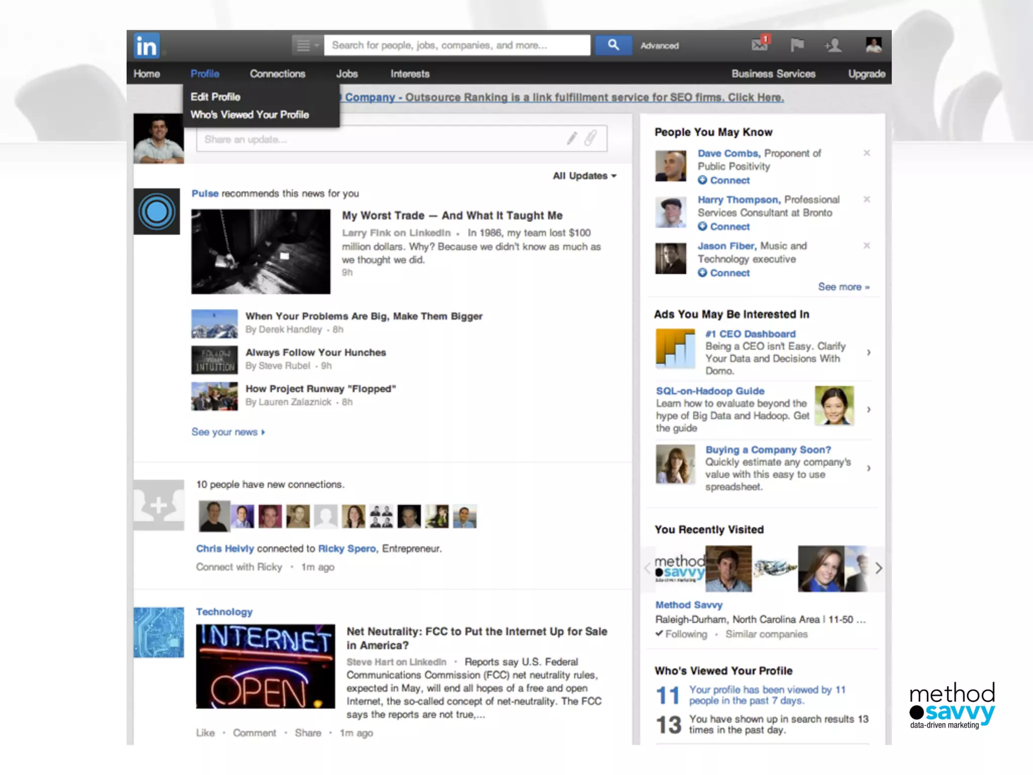 USING LINKEDIN FOR EFFECTIVE LEAD GENERATION
 