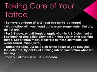  Try a temporary tattoo before getting a permanent one. Step 2: Pick a Good Location For Your Tattoo   Different spots have different levels of pain.
