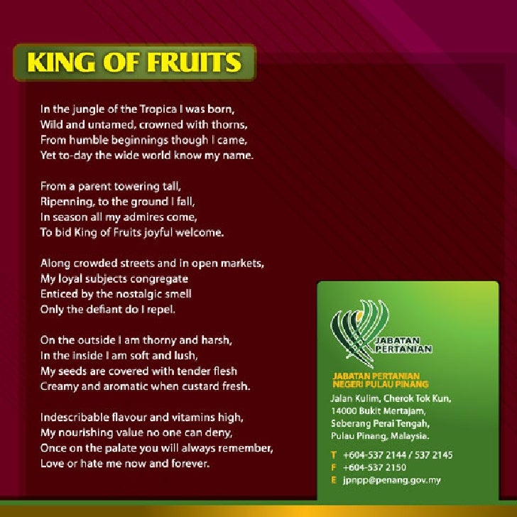Durian Booklet