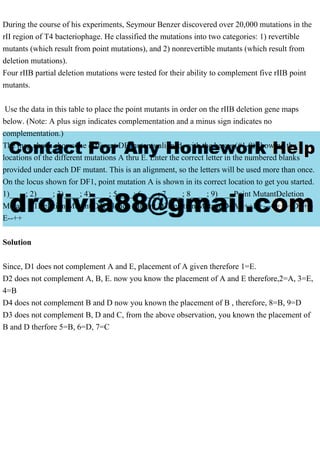 During the course of his experiments, Seymour Benzer discovered over.pdf