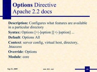 Securing Apache Web Servers | PPT