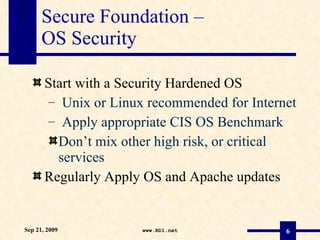 Securing Apache Web Servers | PPT