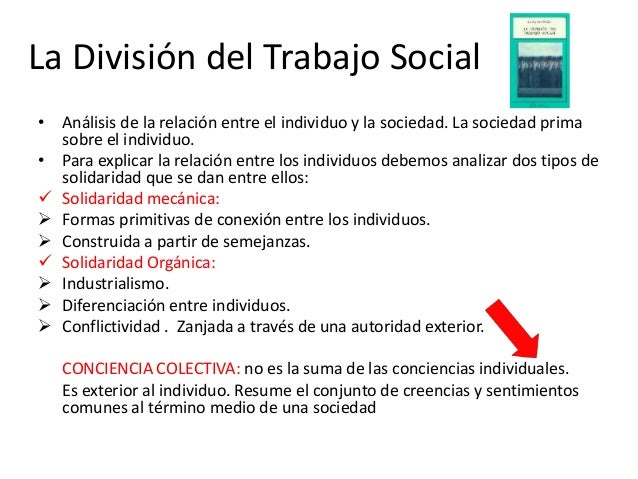 Clase 6 - Durkheim División del Trabajo Social