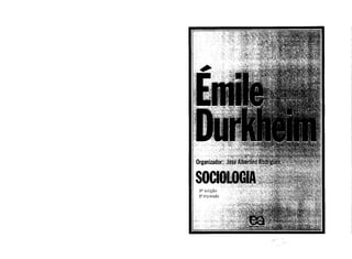 Durkheim emile  sociologia da religião