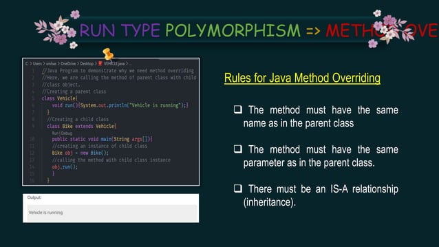 java polymorphism example program oracal.pptx