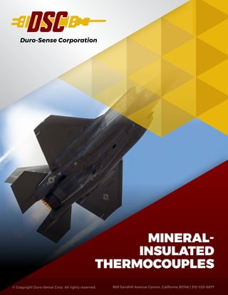 Duro-Sense Temperature Sensor Catalog | PDF