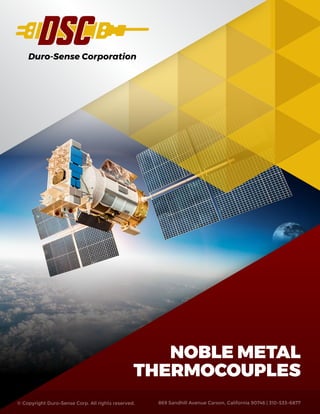 Duro-Sense Temperature Sensor Catalog | PDF